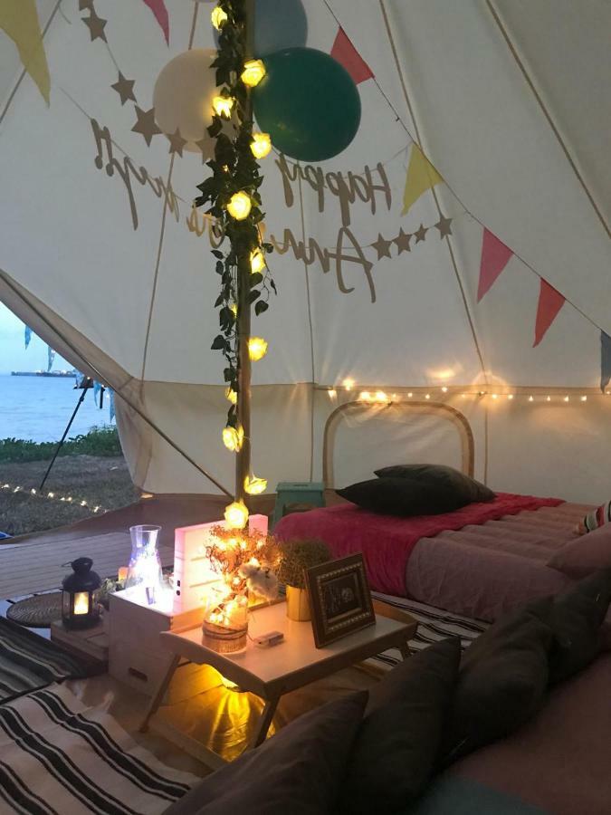 Glamping Kaki - Medium Bell Tent Singapur Exterior foto