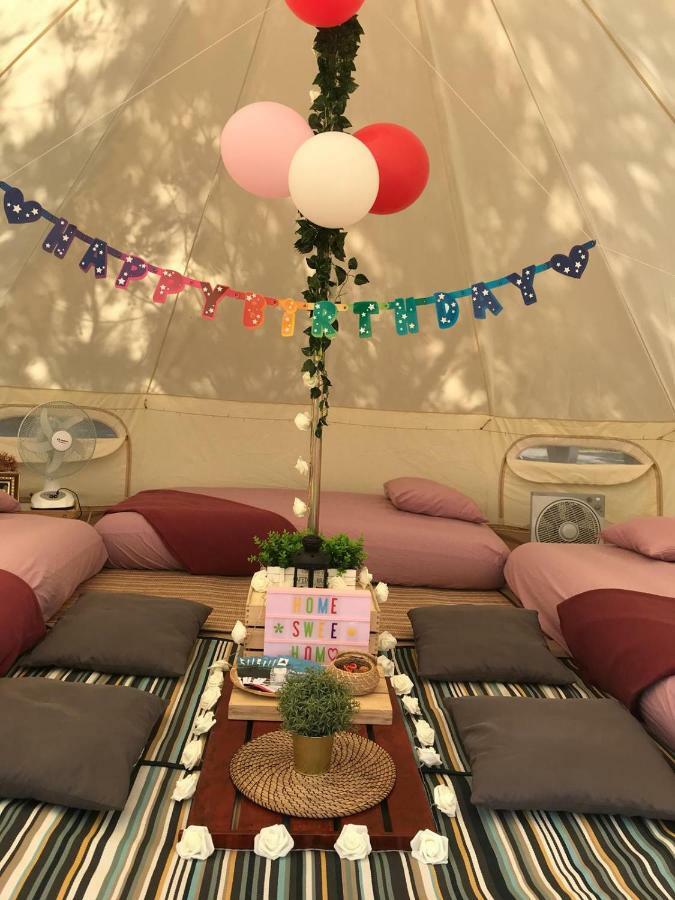 Glamping Kaki - Medium Bell Tent Singapur Exterior foto