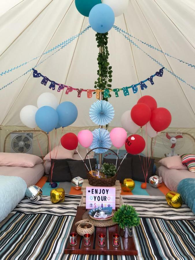 Glamping Kaki - Medium Bell Tent Singapur Exterior foto