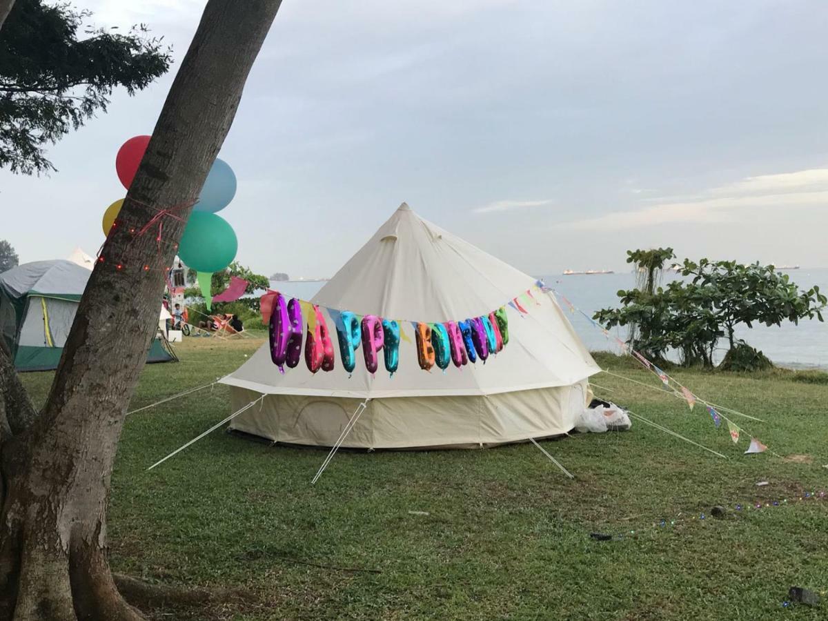 Glamping Kaki - Medium Bell Tent Singapur Exterior foto